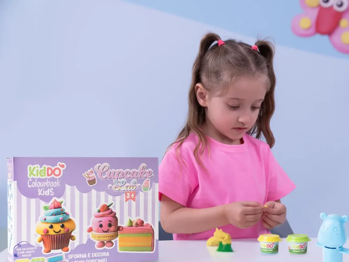 Set plastilina KidDÒ Cupcake Lab
