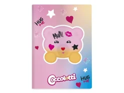 Set 3 quaderni A4 Coccolotti Love&Tell – Quadretti 4 millimetri senza margine