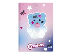 Set 3 quaderni A4 Coccolotti Love&Tell – Quadretti 5 millimetri con margine