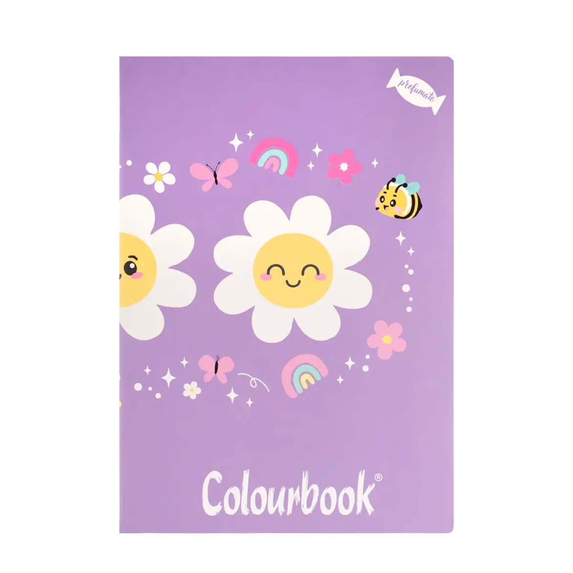 Set 3 quaderni profumati A4 Unicorn and Daisy Rigo Q – Quadretti 5mm con margine