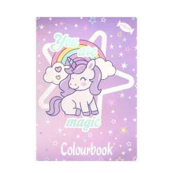 Set 3 quaderni profumati A4 Unicorn and Daisy Rigo Q – Quadretti 5mm con margine