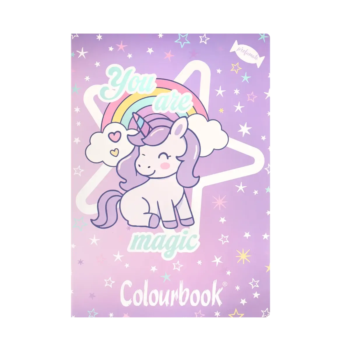 Set 3 quaderni profumati A4 Unicorn and Daisy Rigo Q – Quadretti 5mm con margine