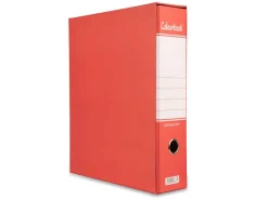 Set 3 registratori con custodia Colour Rosso – Dorso 8cm