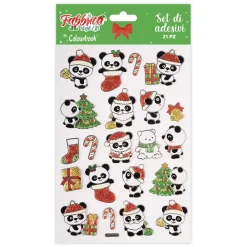 Set 21 Stickers Panda