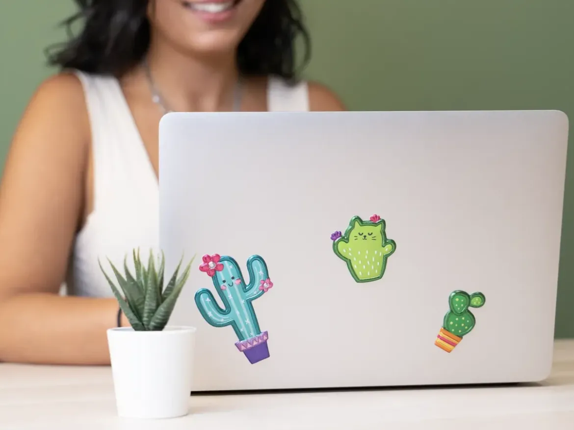Stickers 3D Cactus