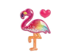 Stickers 3D Heart Flamingo