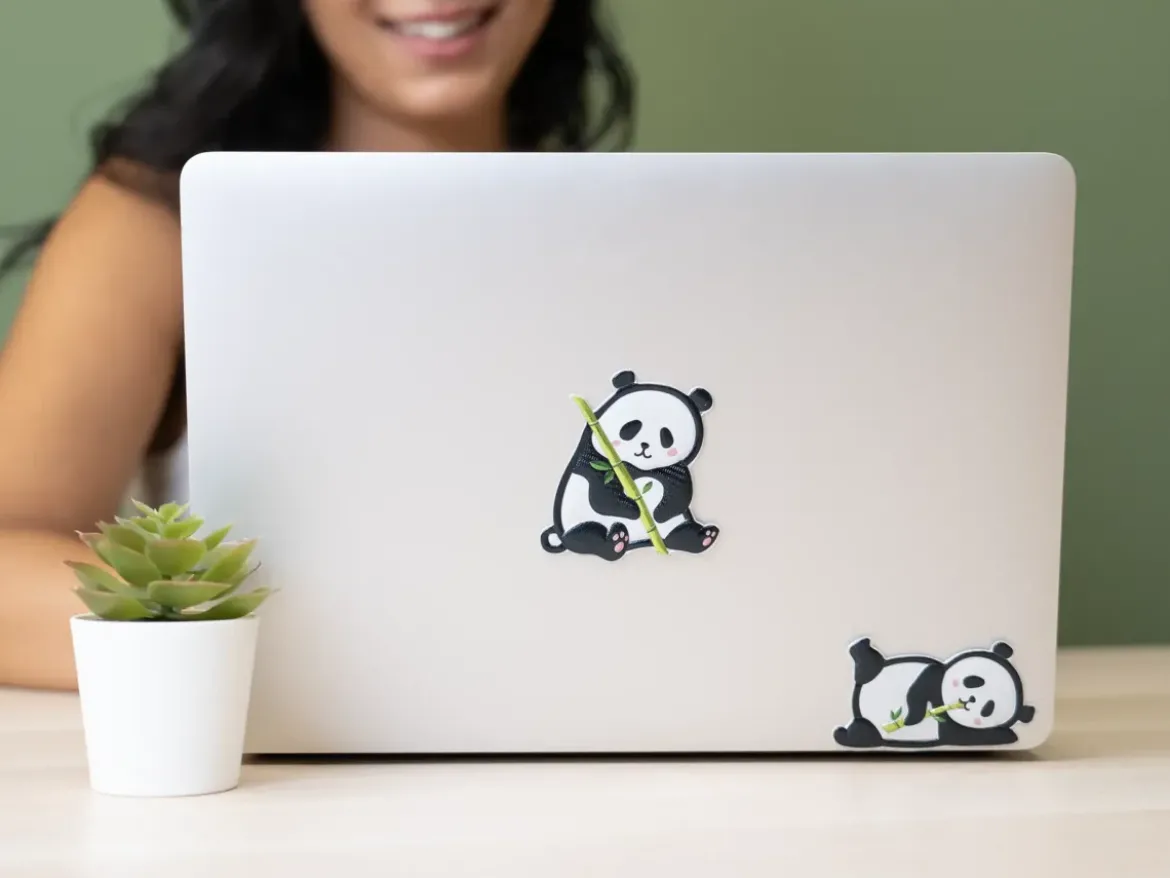 Stickers 3D Panda