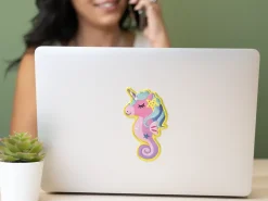 Stickers 3D Unicorno Marino