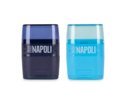 Temperamatite 2 fori con gomma e serbatoio SSC Napoli
