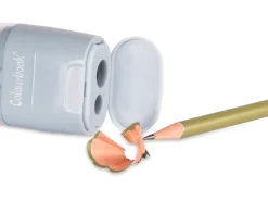 Temperamatite 2 fori con gomma e serbatoio