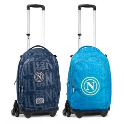 Trolley scuola SSC Napoli 37 litri con pallone ufficiale omaggio
