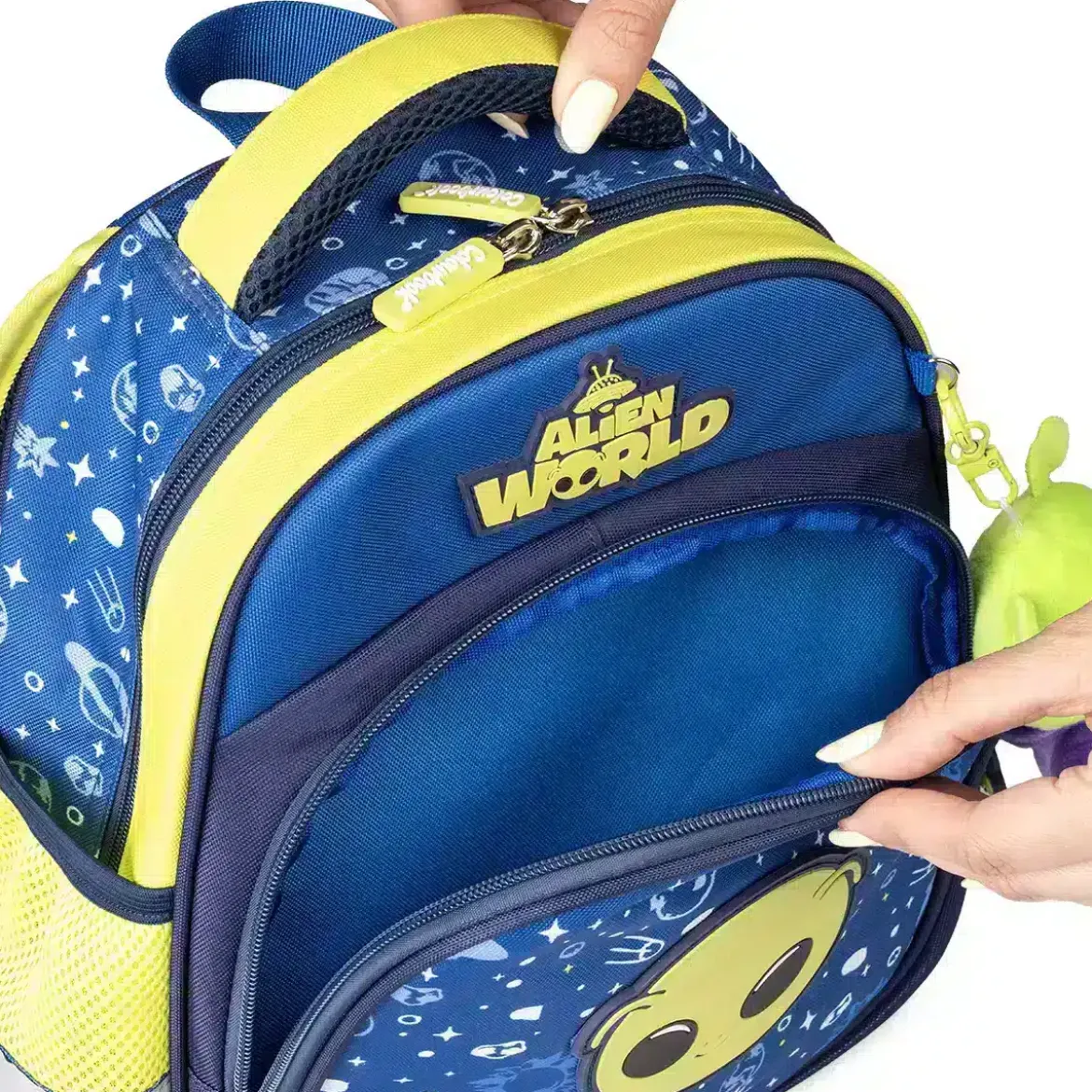 Zaino Asilo Alien World con peluche omaggio