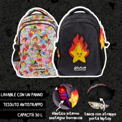 Zaino scuola Gianpiero x Colourbook – 30 L