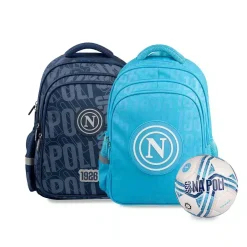 Zaino scuola SSC Napoli con pallone omaggio – 30 Litri