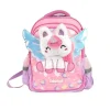 Zaino scuola Unicorn 30 Litri con peluche in rilievo