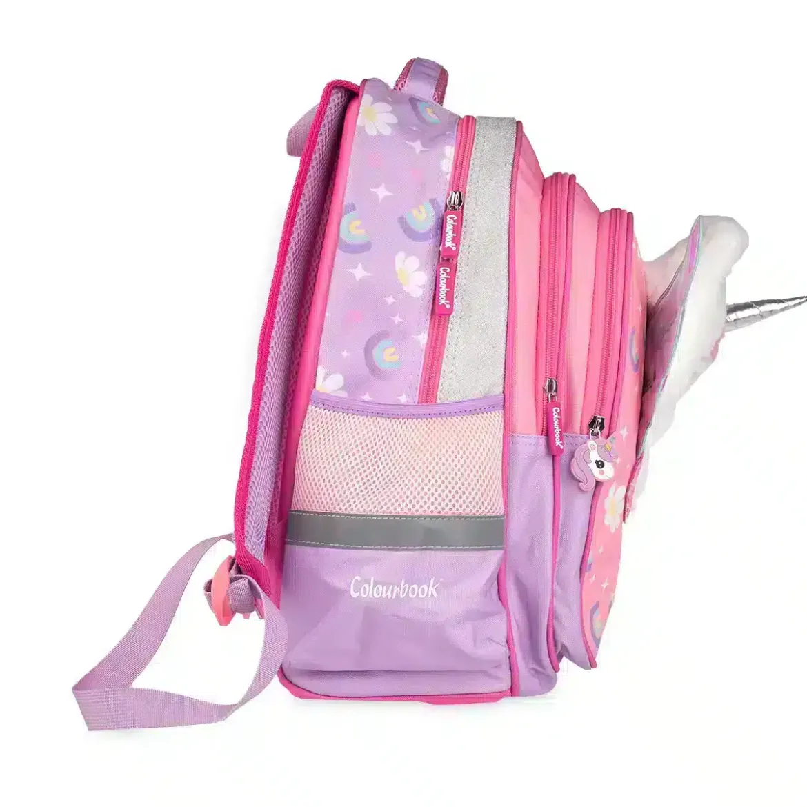 Zaino scuola Unicorn 30 Litri con peluche in rilievo